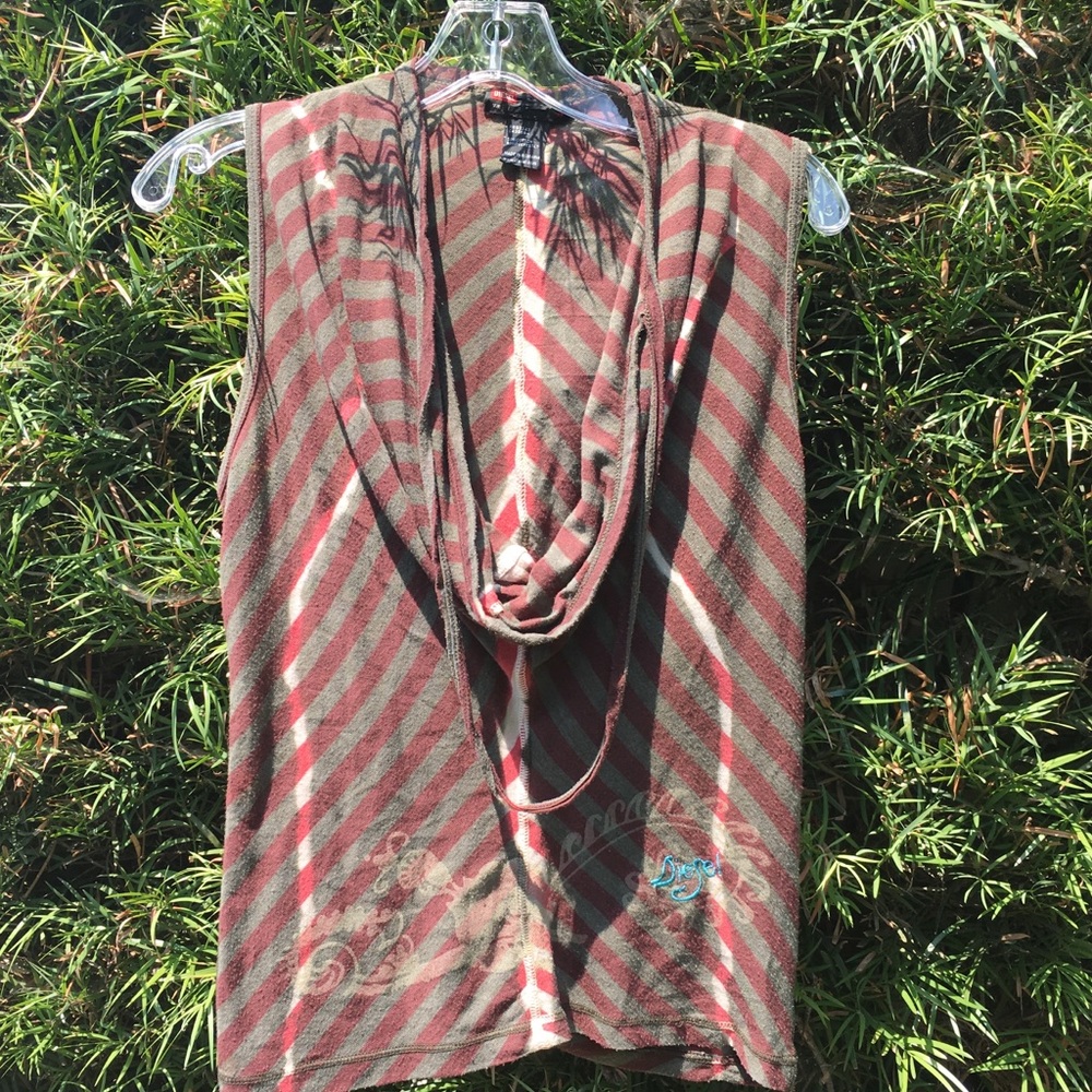 Diesel Tee with draped neckline